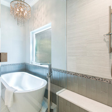 A Glamorous Master Bathroom Renovation