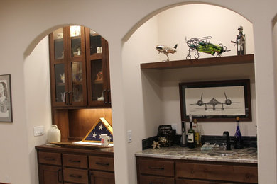 Dining room - craftsman dining room idea in Austin