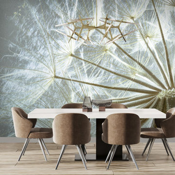 Dandelion wall mural