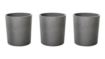Concrete Spice Pots, Set of 3