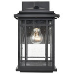 Millennium - Millennium Armington 1-Light Outdoor Hanging Lantern Powder Coat Black - As twilight sets in, look to quality outdoor lighting to wrap your home in a warm and welcoming glow. Select outdoor fixtures that not only provide much needed illumination, but also a sense of style and grace and work to define your home's design. Light bulb not included.