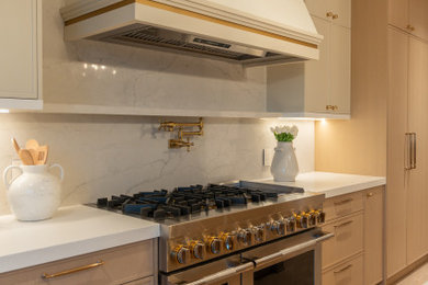 Inspiration for a transitional home design remodel in Toronto