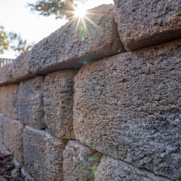 Tiered Retaining Wall & Hardscape Installation in Poway, CA