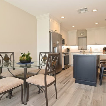 Sleek Blue & White Beach Condo - Sarasota Real Estate Photographer Rick Ambrose