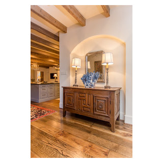 French Farmhouse - Mediterranean - Hall - Houston - by Mirador Builders ...
