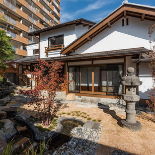 他の地域の秋の和風のおしゃれな庭 (半日向) の写真