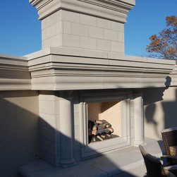 Outside Fireplace - Outdoor Fireplaces