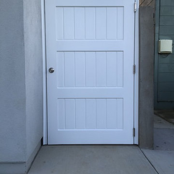 Clean and Simple Custom Wood Gates by Garden Passages
