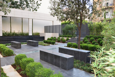Example of a trendy home design design in Other