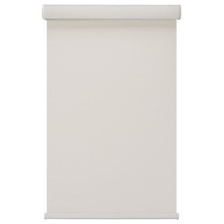 Linen Avenue Custom Cordless Cassette 5% Solar Roller Shade, 70Wx78H Fawn