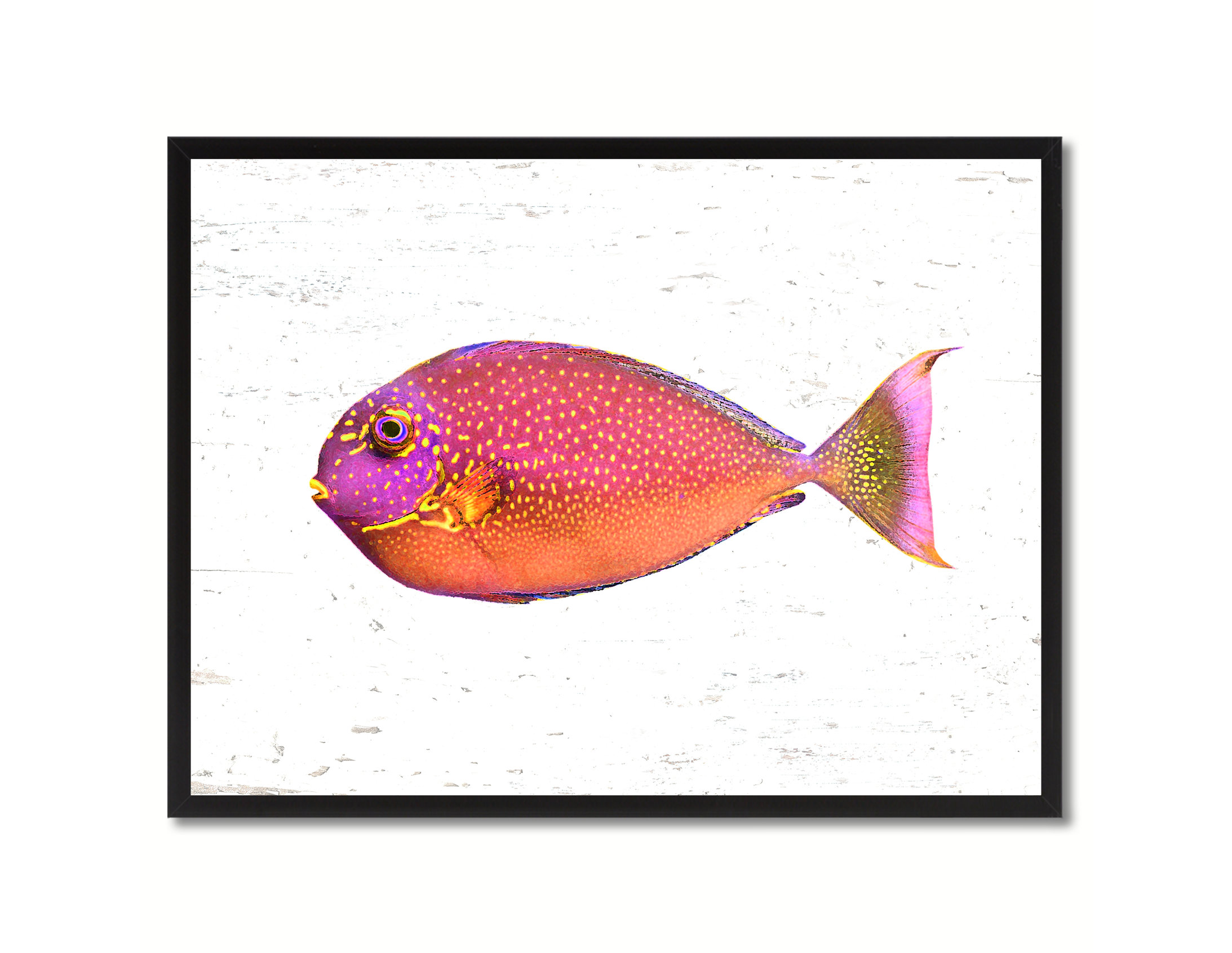 Pink Tropical Fish Painting, 7