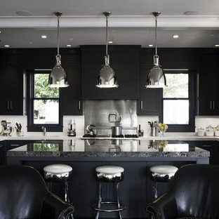 Kitchens With White Appliances And Dark Cabinets Dark Wood Brown