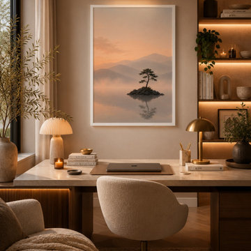 Still Waters - Minimalist Landscape Wall Art
