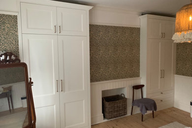 Inspiration for a classic bedroom in London.