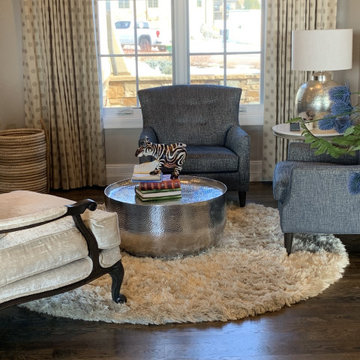 Rich brown white oak floor in CO Golf Club.