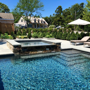 Ocean Blue Pebble Sheen w/ Rodio Tile