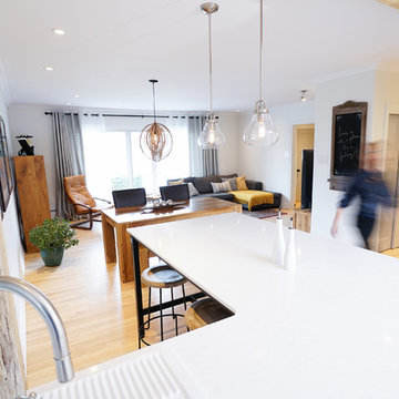 Vue sur l'espace de vie_ View to the living room