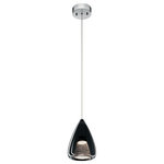 elan - Zin Pendant 1-Light, Chrome - At elan, our passion is art and our medium is light; one that elevates a space and everything in it. With each piece in our collection, we create modern sculptures that define a room and your style, while bringing that all-important light to a space. It can make it bolder, softer, more inviting, or simply make an impression. We do it so you can choose that one perfect piece that you've been dreaming about that connects you and your space. Elan is backed by Kichler's commitment to quality and extensive support network. The collection uses only high-end materials and distinctive finishes, and many items are built around Integrated LED. technology.