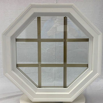 VINYL FIXED OCTAGON WINDOW