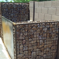 Gabion Pool Renovation - Garden Statues And Yard Art