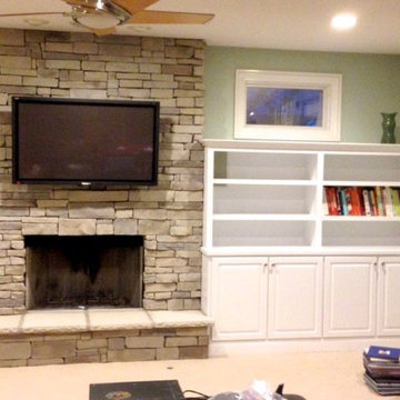 Fireplaces With Bookshelves