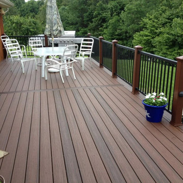 Multi-Level Deck with Outdoor Kitchen