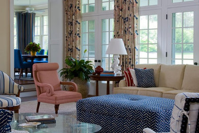 Elegant living room photo in DC Metro