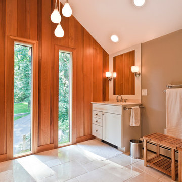 Eclectic Contemporary Master Bath