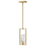 Hinkley - Hinkley 38257HB Ana, 1 Light Small Pendant Modern and Glam Style4 In - Ana embodies modern elegance. Faceted heavy cut crAna 1 Light Small Pe Heritage Brass Facet *UL Approved: YES Energy Star Qualified: n/a ADA Certified: n/a  *Number of Lights: 1-*Wattage:60w Incandescent bulb(s) *Bulb Included:No *Bulb Type:Incandescent *Finish Type:Heritage Brass