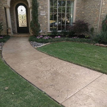Stamped Concrete Patio, Pool-deck, Driveway and walkway.