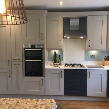 Shaker Kitchen in Stone and Charcoal