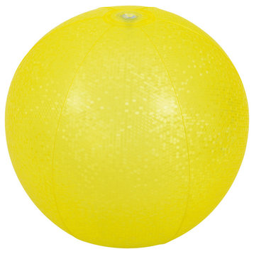 20" Yellow Mosaic Inflatable Beach Ball