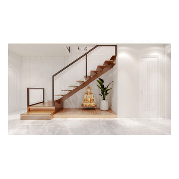 Duplex Staircase  | Meadow In The Sun | Contemporary | Artis Interiorz | Bangalo