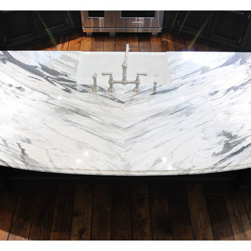 Bookmatched stone ideas
