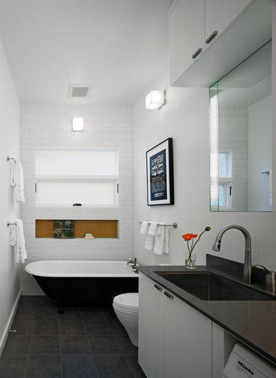 How to Get a Claw-Foot Tub for Your Bathroom  Contemporary Bathroom by Chr DAUER Architects