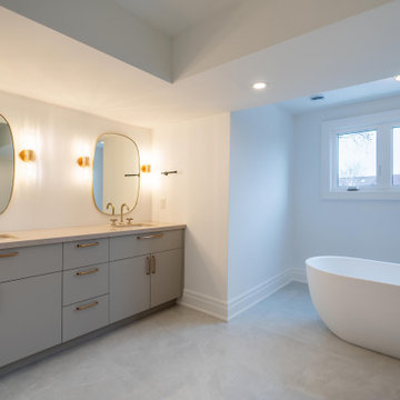 Upstairs Vanity and Bathtub