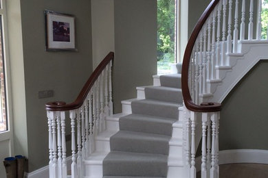 This is an example of a farmhouse staircase in Belfast.