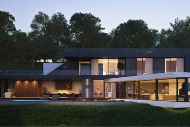 Example of an exterior home design in Other