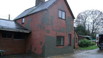 Painting a house in Wiltshire before we started