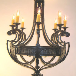 Vicashini Iron Chandelier - Chandeliers