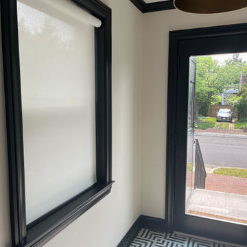 Arlington, VA Custom Shade and TV Installation on First Floor