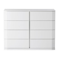 Manhattan New High-Gloss Chest of Drawers