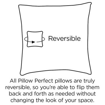 Remi Lagoon 18.5" Throw Pillow, Set of 2, Brown