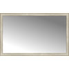 48"x30" Custom Framed Mirror, Silver Gold
