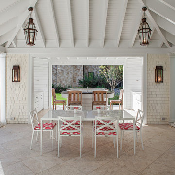 Kuhlman Pool House - Dining & Bar Space
