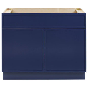 39" W Birch Plywood Single Base Storage Cabinet With Soft Close Door