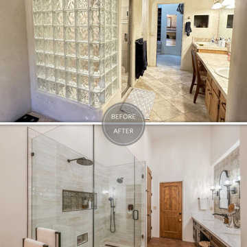 Susan & Eric’s Master Bathroom Renovation