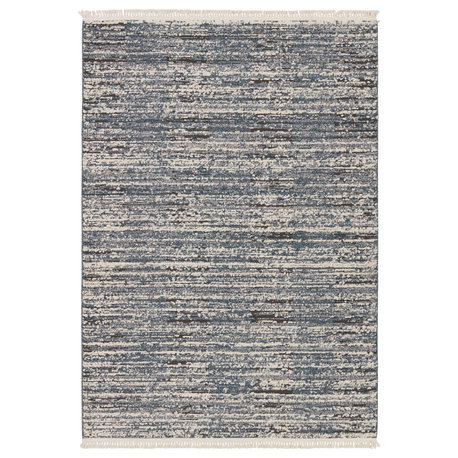 Jaipur Living Duna Striped Blue/ Gray Runner Rug 3'X8'