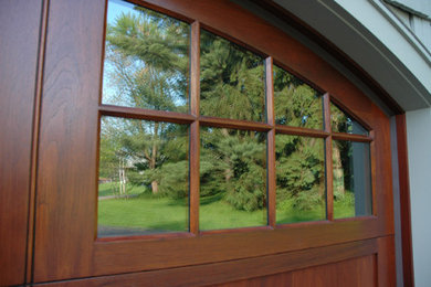 Inspiration for a craftsman shed remodel in New York