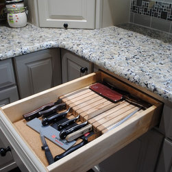 Before & After Kitchen Transformation - Kitchen Drawer Organizers